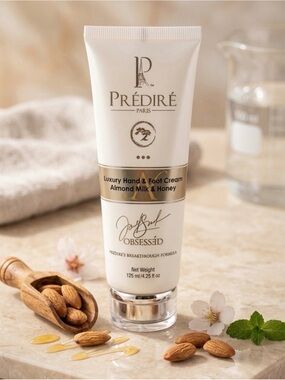 Predire Moroccan Liquid Gold Hand & Foot Cream W/Vitamin E & C ~ Retail $140